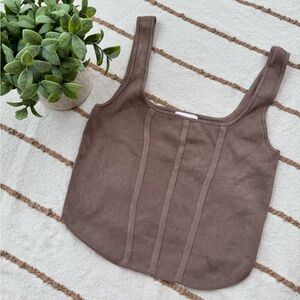 🤎H&M Brown Crop Top🤎